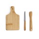 Kit para Caipirinha em Bambu / Madeira Iriza 0,35 L 4 Pçs Personalizado