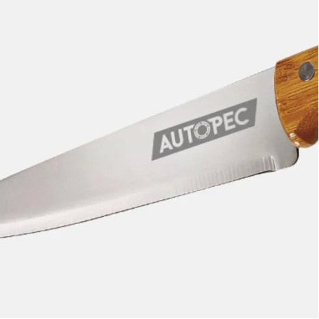 Kit de Facas com Tamanho 7", 4" e Garfo 3 Pçs Personalizado