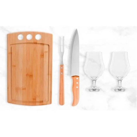 Kit Churrasco / Cerveja 5 Pçs Não Acompanha Garrafa Personalizado