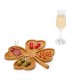 Kit Petisco e Champagne 2 Pçs Não Acompanha Garrafa Personalizado