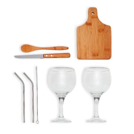 Kit para Gin Tônica 8 Pçs Personalizado