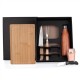 Kit Churrasco com Garrafa, Canivete e Bainha 6 Pçs Personalizado