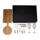 Kit Queijo, Churrasco e Vinho- 11 Pçs Personalizado