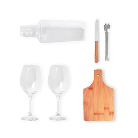 Kit para Drinks com Coqueteleira 6 Pçs Personalizado