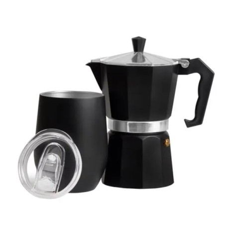 Kit para Café com Cafeteira Italiana 2 Pçs Personalizado