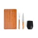 Kit para Churrasco com Copo Térmico 4 Pçs Personalizado