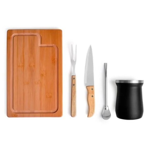Kit para Churrasco / Chimarrão / Terere 5 Pçs Personalizado