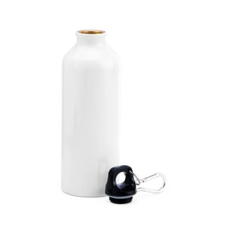 Kit com Squeeze, Caneta e Caderno Branco 3 Pçs Personalizado