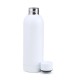 Kit Garrafa, Caderno e Caneta Branco 3 Pçs Personalizado