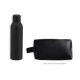 Kit Garrafa e Necessaire Preto 2 Pçs Personalizado