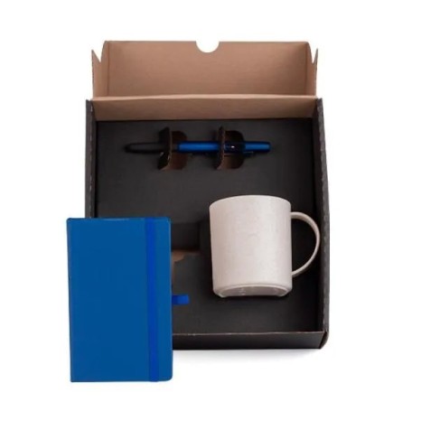 Conjunto Caneca, Caderneta e Caneta 3 Peças Personalizado