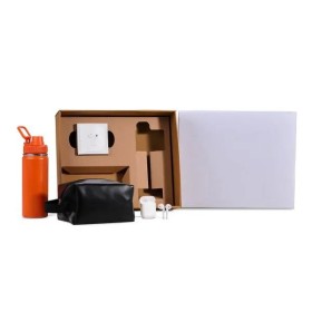 Kit Garrafa, Necessaire e Fone 3 Pçs Personalizado