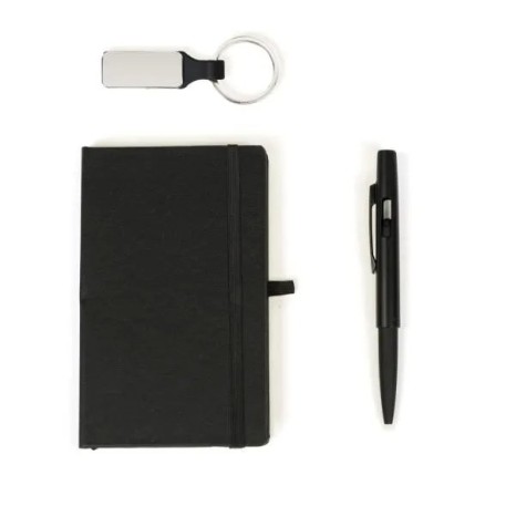 Kit Chaveiro, Caderno e Caneta 3 Pçs Personalizado