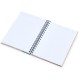 Caderno Pautado com Wire-O 23X18cm Bege/Verde Personalizado