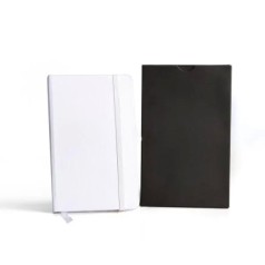 Caderneta Sem Pauta Branca 12,2X17 cm Personalizada