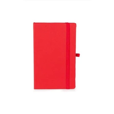 Caderneta Sem Pauta Vermelho 12,2X17 cm Personalizada