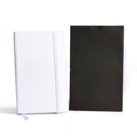 Caderneta com Pauta Branca 14X21 cm Personalizada