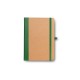 Caderneta Sem Pauta 9,5X15,5 cm Bege/Verde Personalizada