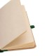 Caderneta Sem Pauta 9,5X15,5 cm Bege/Verde Personalizada