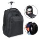 Mochila em Polyester 600D com Rodinha 35L Preta Personalizado