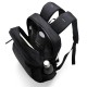 Mochila em Polyester/Pu Executive 20L Preta Personalizado