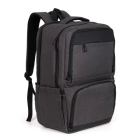 Mochila com Bolso Térmico em Rpet Cinza Escuro 24L Personalizado