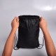Mochila Sacola em Nylon 190D Preta 42X32cm Personalizado
