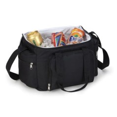 Bolsa Térmica Preta em Polyester 600D, 300D e Peva 15L Personalizado