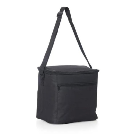 Bolsa Térmica Preta em Polyester 600D/Peva 27X20X25cm Personalizado