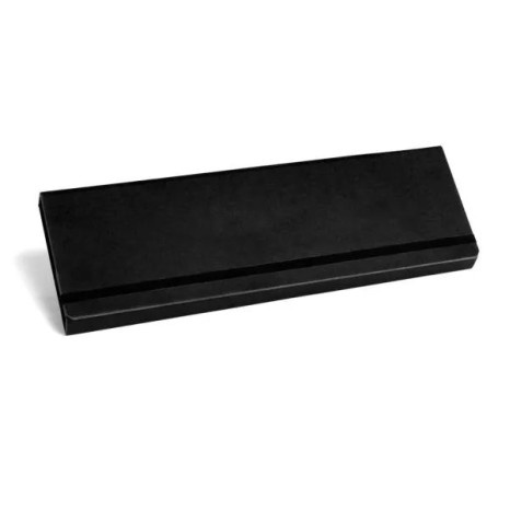 Conjunto de Garfo e Faca Inox / Madeira com Estojo Preto 3 Pçs Personalizado