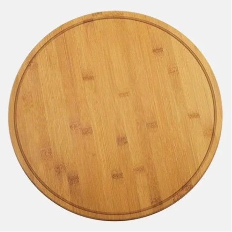 Conjunto para Pizza em Bambu/Madeira/Inox 35 cm 11 Pçs Personalizado