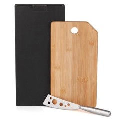 Conjunto para Frios em Bambu/Inox 2 Pçs Personalizado