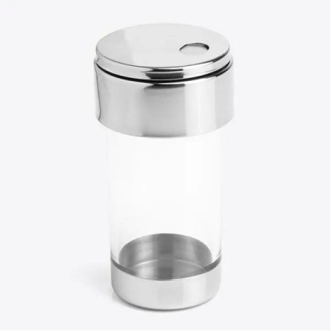 Porta Condimentos em Acrílico/Inox/Bambu Salzburg 6 Pçs Personalizado