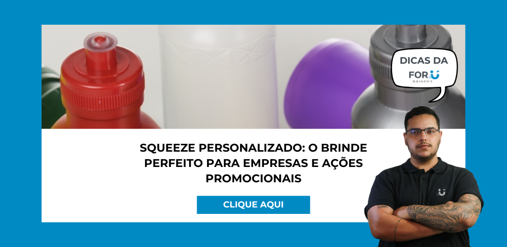 Squeezes personalizados: brindes funcionais para promover sua marca