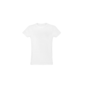 Camiseta Unissex de Corte Regular Branca para Brinde