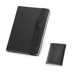 Caderno A5 Capa Dura em Couro Sintético Personalizado