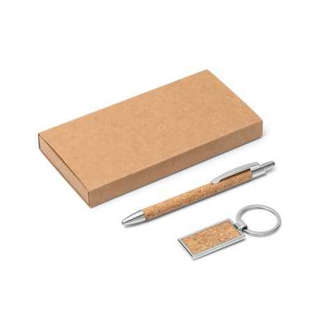 Kit Esferográfica e Chaveiro Personalizado