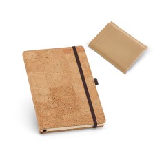 Caderno para Anotação em Cortiça com Elástico