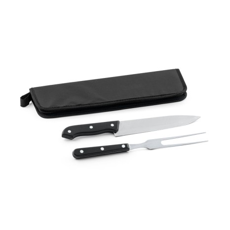 Kit Churrasco 2 Peças com Estojo Personalizado