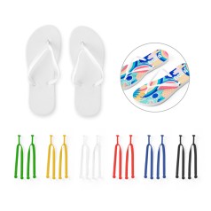 Chinelos com Sola em Eva e Tira em PVC Personalizado