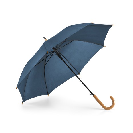 Guarda Chuva 100 cm Automático com Cabo de Madeira