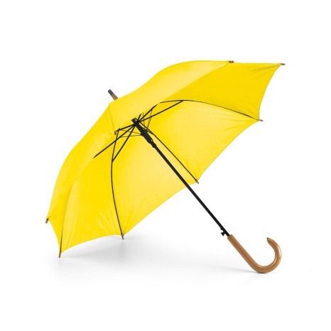Guarda Chuva 100 cm Automático com Cabo de Madeira
