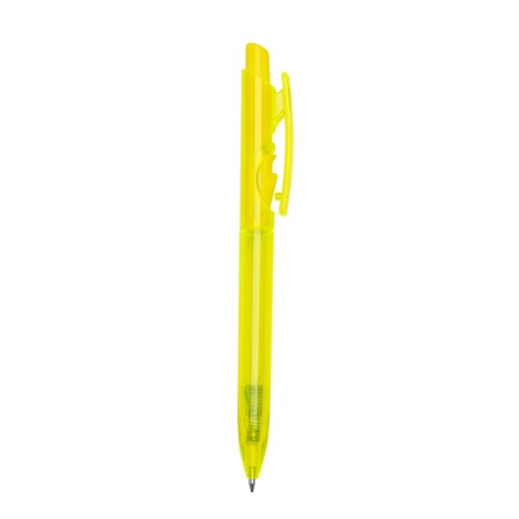 Caneta Plástica Fluorescente para Brinde