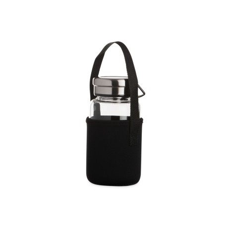 Garrafa 650Ml em Vidro Borossilicato com Infusor para Empresas