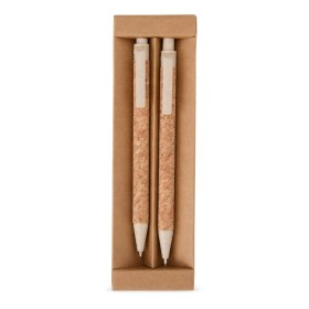 Kit Ecológico Caneta e Lapiseira Cortiça para Empresas