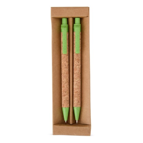 Kit Ecológico Caneta e Lapiseira Cortiça para Empresas