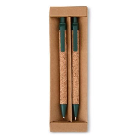 Kit Ecológico Caneta e Lapiseira Cortiça para Empresas