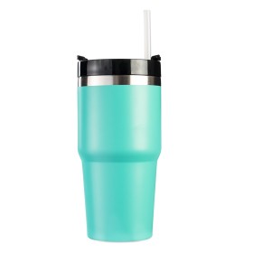 Copo térmico com tampa e canudo 600ml personalizado