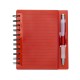 Caderno Plástico com Caneta Personalizado