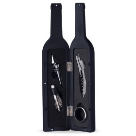 Kit Vinho Plástico Resistente 4 Peças Formato Garrafa Personalizado